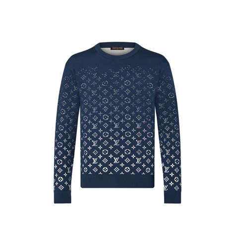 lv monogram crewneck|Lvse Monogram Degrade Crewneck .